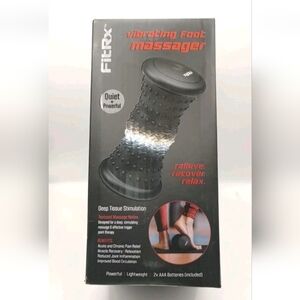 FitRx Vibrating Foot Massager Compact Lightweight, Deep Tissue Simulation.